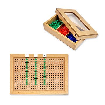 [몬테소리] 뉴 대수못판과 못 (소) (M0138) / 수학영역